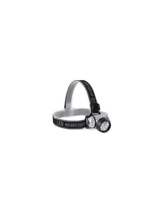 Perel EHL12 Lampe frontale à 7 LEDs ultra lumineuses Blanc