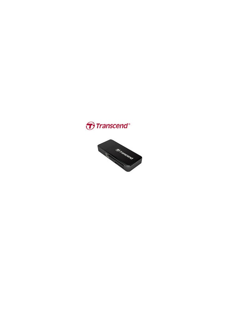 Lecteur De Cartes Mémoire USB 3.0 Transcend - Support SD/microSD/CF/MS - Compatible USB 2.0 - Transfert Rapide - 7