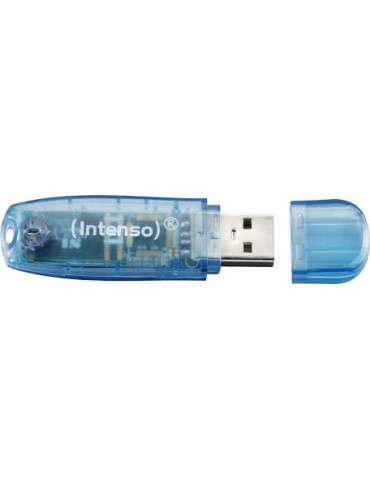 INTENSO Clé USB 2.0 Rainbow Line - 4Go Bleu