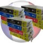 T0715 Pack de 12 cartouches compatibles pour Epson DX et SX series