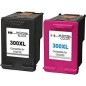 Pack de 2 cartouches compatibles HP300XL noir et couleur