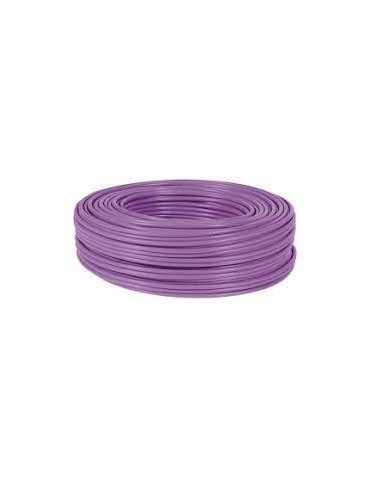 DEXLAN câble monobrin S/FTP CAT7 violet LS0H RPC Dca - 305 m