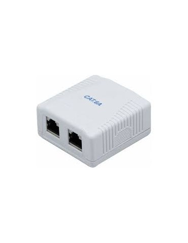 DEXLAN Boîtier mural 2 ports RJ45 CAT 6A STP