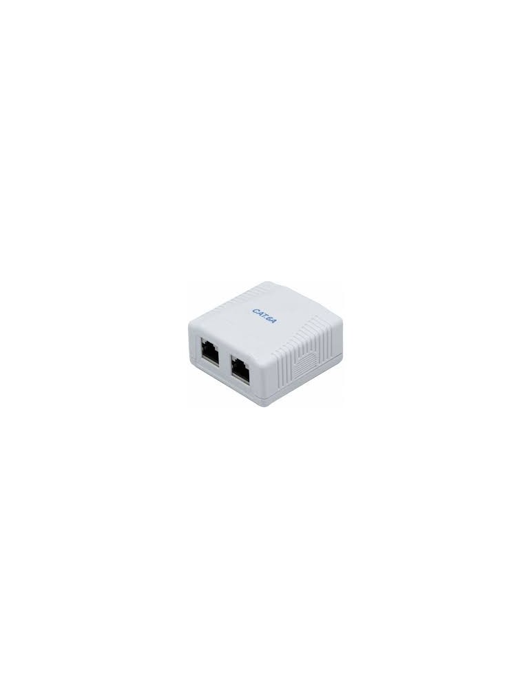 DEXLAN Boîtier mural 2 ports RJ45 CAT 6A STP