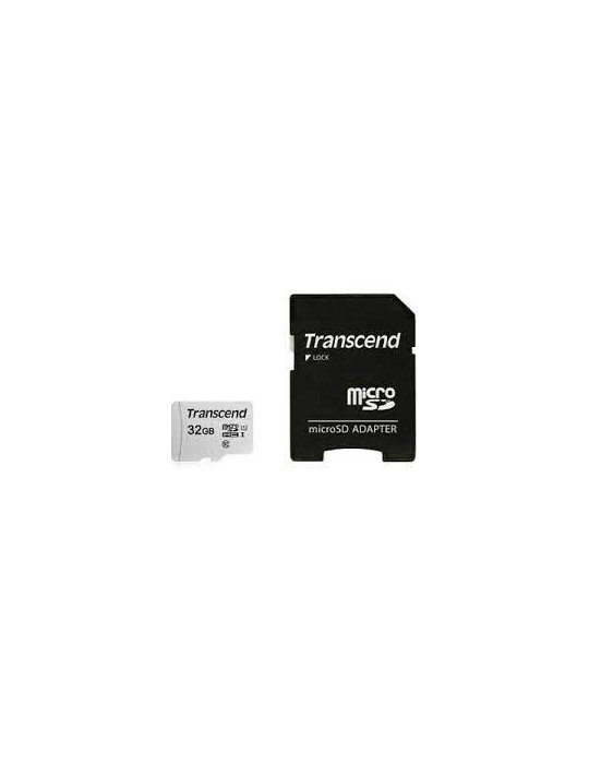 Transcend TS32GUSD300S-A  Carte microSD 32 Go avec adaptateur SD