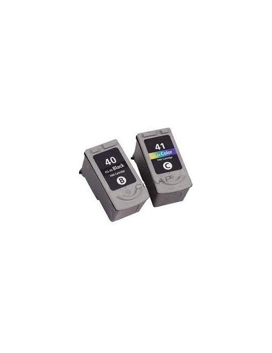 PG-40/CL-41 Pack de 2 cartouches compatibles pour Canon pg40/cl41