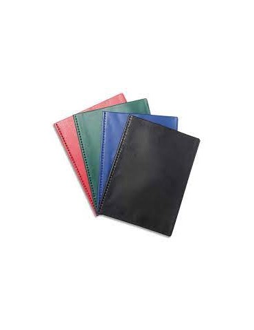 EXACOMPTA Protège document 60 vues soudé VEGA, couverture PVC 3/10, coloris assortis opaque