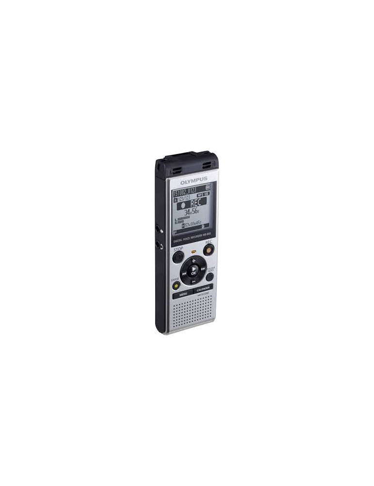 Olympus WS-852 hoogwaardig digitaal spraakopnameapparaat met stereomicrofoons, 7 scènes, kalenderzoeken, directe USB, spraakfilter, low- cut-filter, ruisonderdrukking, ingebouwde standaard en 4 GB