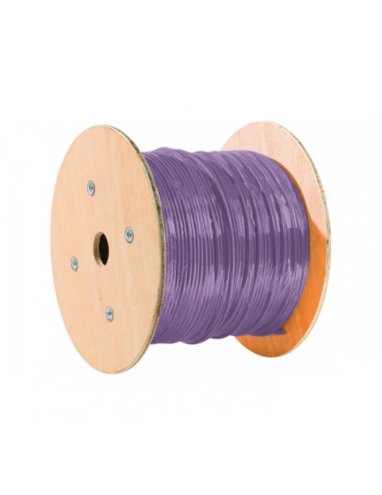 DEXLAN câble double monobrin F/UTP CAT6 violet LS0H RPC Eca - 305 m