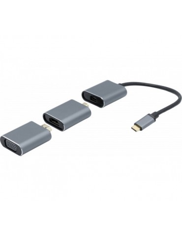 Convertisseur Type-C miniDP 1.2 /HDMI 2.0/VGA