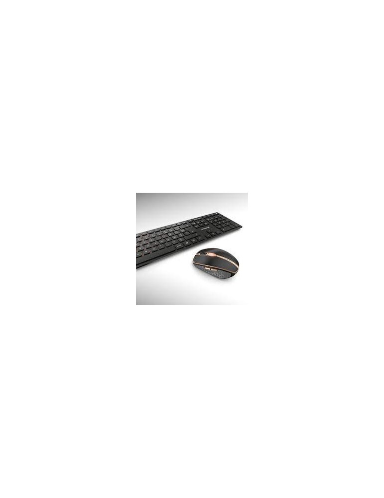CHERRY JD-9100FR-2 Pack clavier & souris DW 9100 sans fil noir/bronze