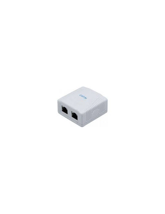 Boîtier mural rapide CAT5E - 2 RJ45 STP