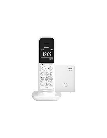 Gigaset CL390 Téléphone sans Fil, Haut-Parleur, 150 entrées, Blanc