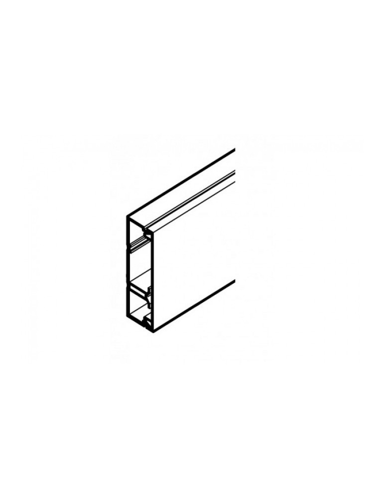 REHAU MOULURE AXIS MINI 32x16 - 2 COMPARTIMENTS PVC BLANC 2 m