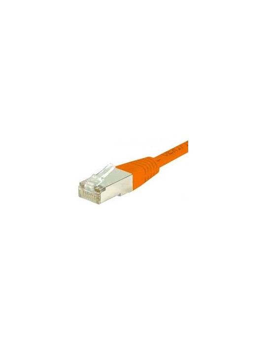 Cordon RJ45 catégorie 6 S/FTP orange - 1 m