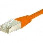 Cordon RJ45 catégorie 6 S/FTP orange - 1 m