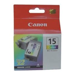 Canon Bci-15c Pack de 2 cartouches Couleur