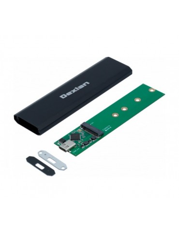 DEXLAN Boîtier externe USB 3.1 Gen2 Type-C SSD M.2 PCIe NVMe
