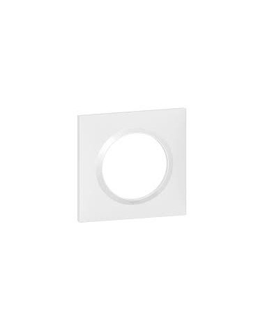 Legrand 600801 Plaque carrée dooxie, 1 poste, blanc