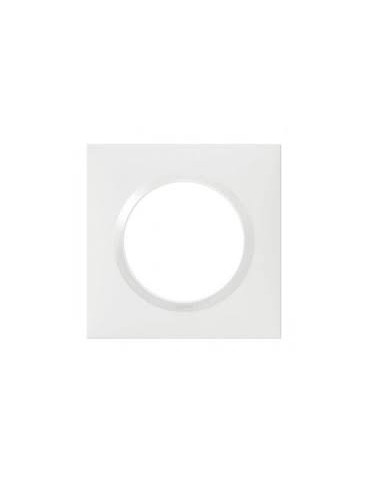 Legrand 600801 Plaque carrée dooxie, 1 poste, blanc