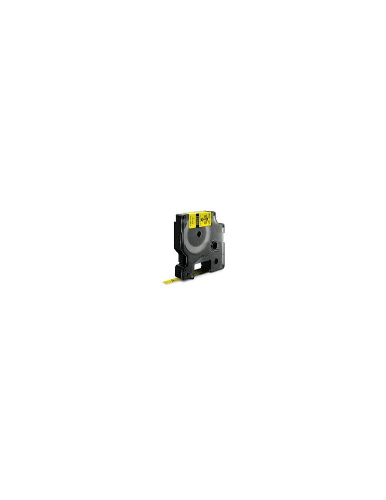 DYMO 18052 Ruban thermoretractable noir sur jaune 6MM pour rhinopro