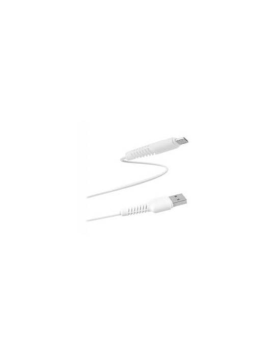 Tnb - Câble Micro USB connecteurs renforcés - Blanc