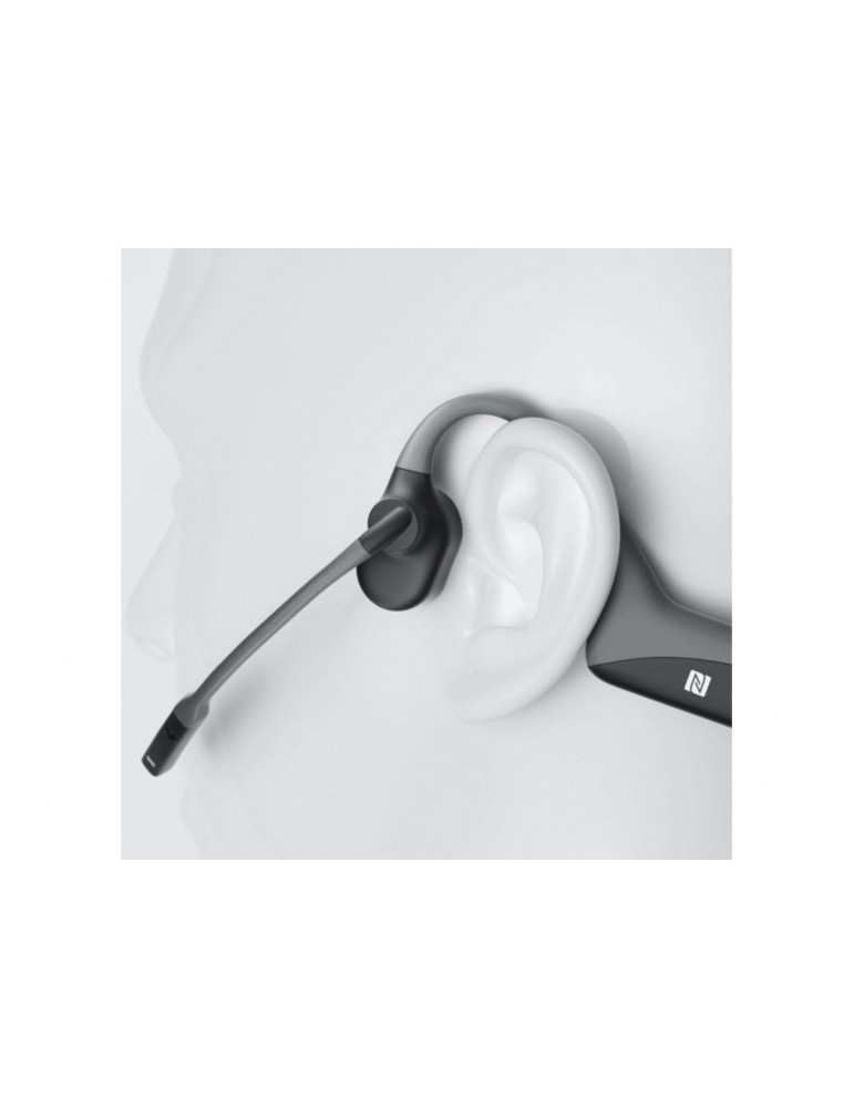 SHOKZ Casque sans-fil à conduction osseuse OpenComm UC - Bluetooth - Noir