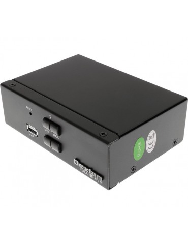 DEXLAN KVM switch 2 ports HDMI 4K / USB / Audio + câbles