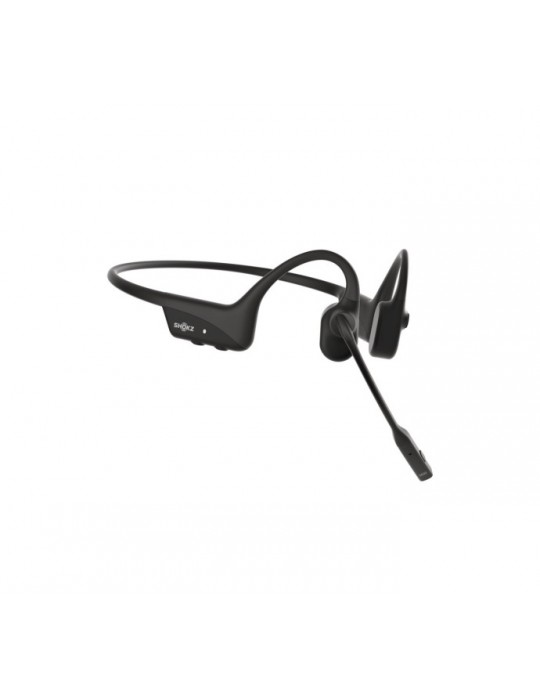 SHOKZ Casque sans-fil à conduction osseuse OpenComm2 UC - USB-C - Noir