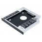 Tiroir lecteur CD ordinateur portable pour disque HDD/SSD 2.5" 9,5mm