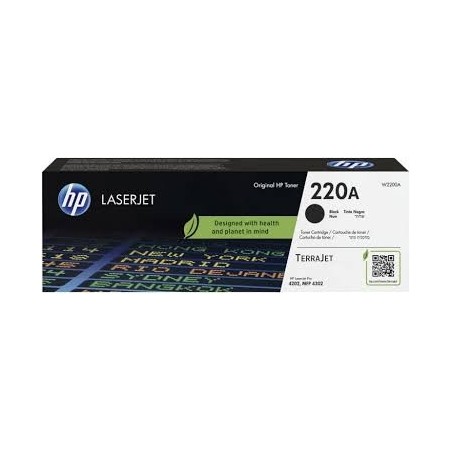 HP 220A Toner Authentique pour Color LaserJet Pro 4202 et 4302 series Noir (w2200a)