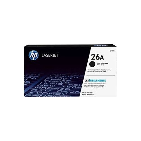 HP 26A CF226A Toner Noir Authentique pour HP LaserJet Pro M402 / M426