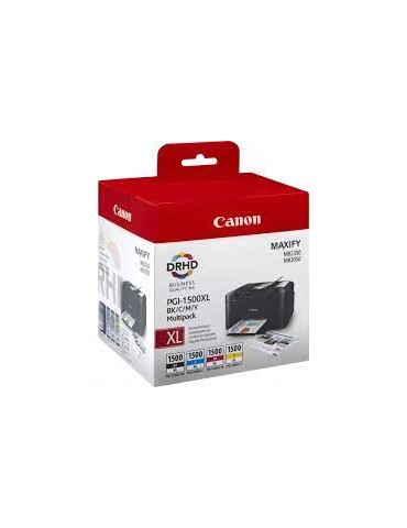 CANON PGI-1500XL BK/C/M/Y cartouche d encre noir et tricolore haute capacité multipack