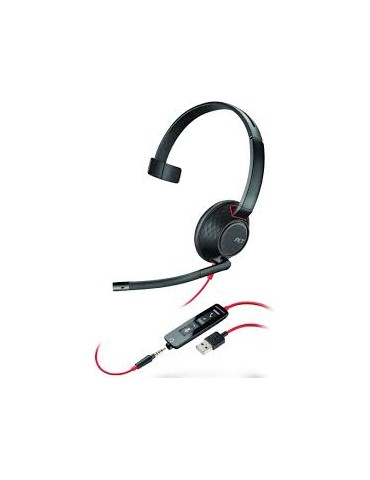 Plantronics Blackwire C5210 Casque monaural avec Prise Jack 3,5 mm et USB A