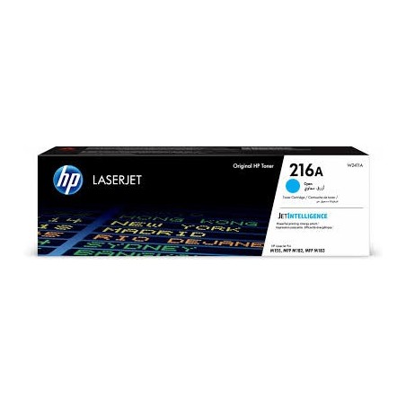 HP 216A Toner Authentique pour HP LaserJet Pro M182n / M183fw Cyan (w2411a)