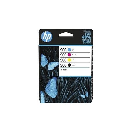 HP 903XL pack de 4 cartouches d'encre noire/cyan/magenta/jaune haute capacité