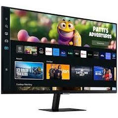 SAMSUNG S27CM500EU Écran PC M5 27" 4K Inclinable, HDMI, USB, Noir