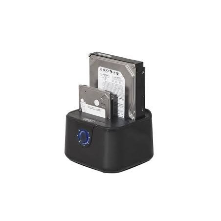 Advance BX-3003U32 Station USB 3.0 pour 2 disques durs SATA 2.5 et/ou 3.5 avec Fonction clonage