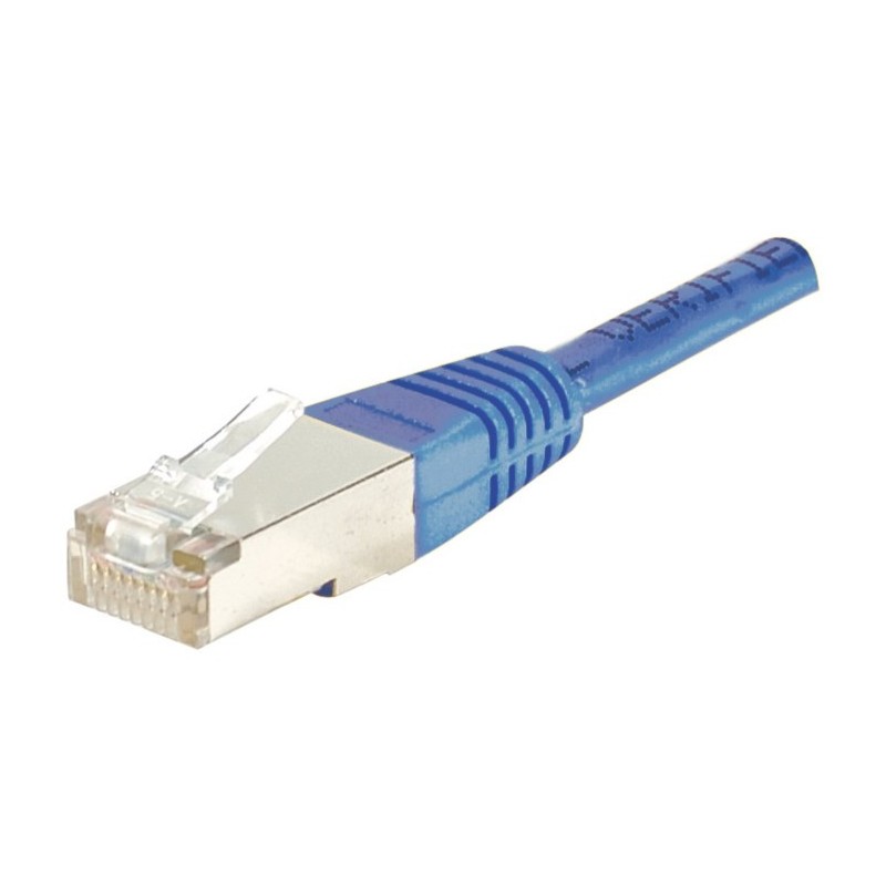 Cordon RJ45 catégorie 6 F/UTP bleu - 2 m