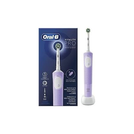 Oral-B Vitality Pro Brosse À Dents Électrique Violette, 1 Brossette