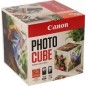 Canon Photo Cube Creative Pack, Orange - PG-560/CL-561 Ink with PP-201 Glossy Photo Paper 5x5 (40 Sheets) + Photo Frame