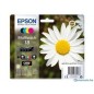 Epson Multipack 18 Pâquerette - Pack de 4 cartouches noire, cyan, magenta, jaune