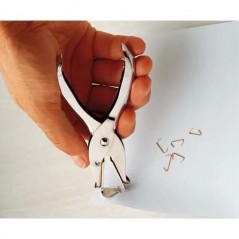 PERGAMY Arrache-agrafes pince métallique