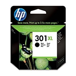 HP 301XL Cartouche d'Encre Noir Grande Capacité Authentique (CH563EE)