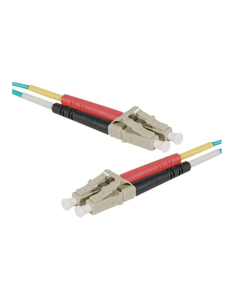Jarretière duplex HD OM4 LC-UPC/LC-UPC aqua - 3 m Jarretière duplex HD OM4 LC-UPC/LC-UPC aqua - 3 m