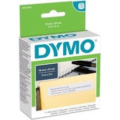 DYMO Rouleau de 500 étiquettes noir sur blanc 19x51mm