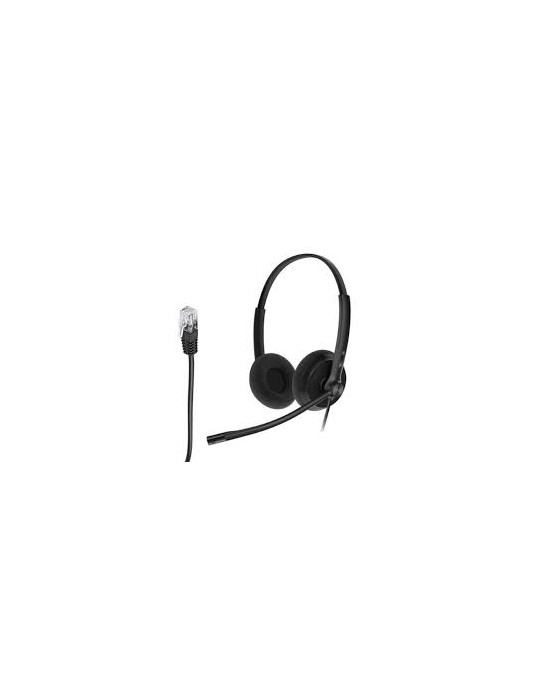 Yealink YHS34 Dual Micro casque mousse à cordon QD/RJ9 - 2 écouteurs