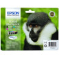 Cartouche d'encre EPSON Pack Multipack 4 Originales T0895 Série Singe (Noir + 3 Couleurs)