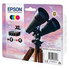 Cartouche d'encre EPSON Pack Multipack 4 Originales 502 XL (Noir + 3 Couleurs)