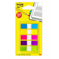 Marque-pages Post-it Etroits - Lot 5 x 20